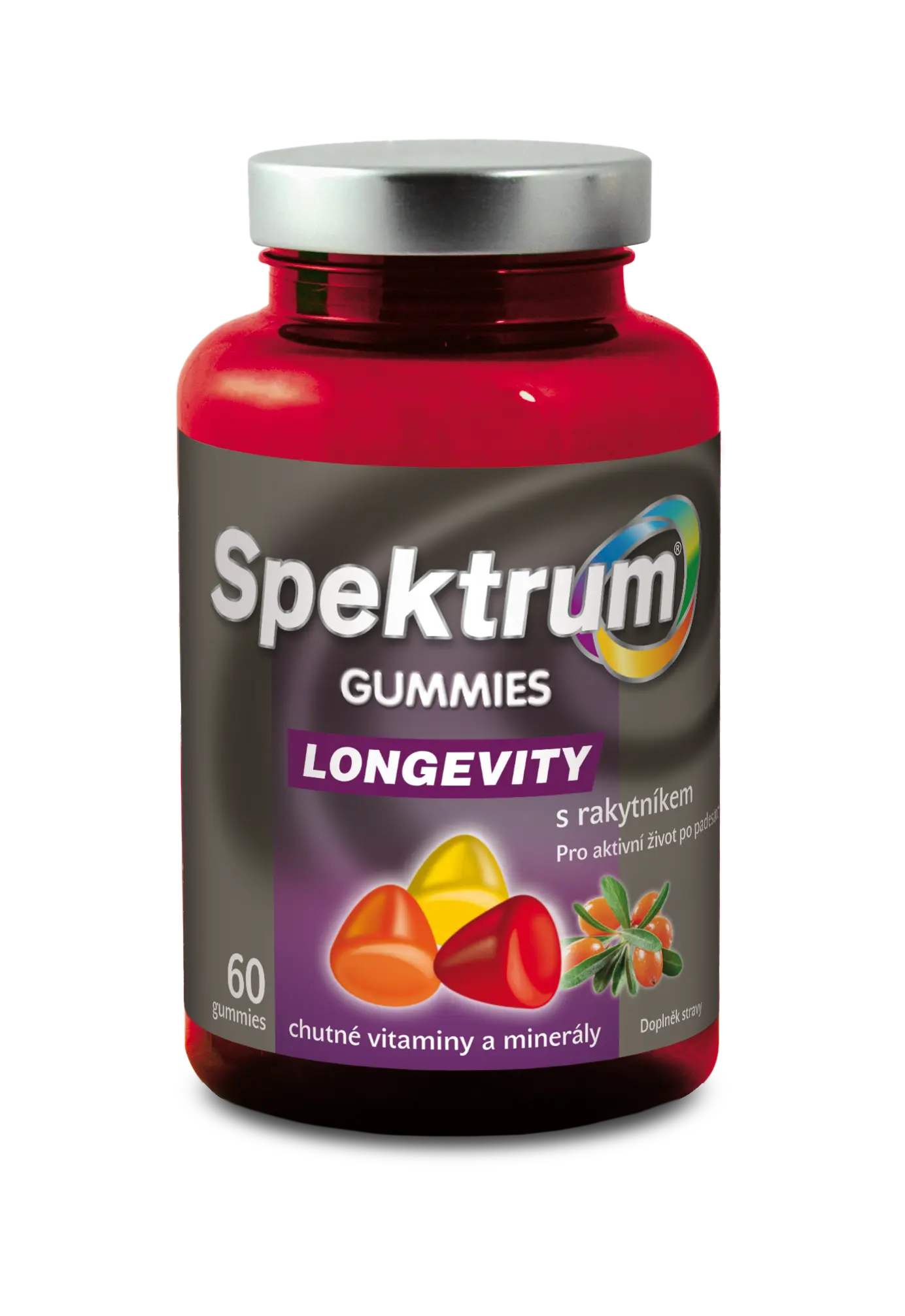 Spektrum Gummies 50+ s rakytníkem 60 želatinových tablet