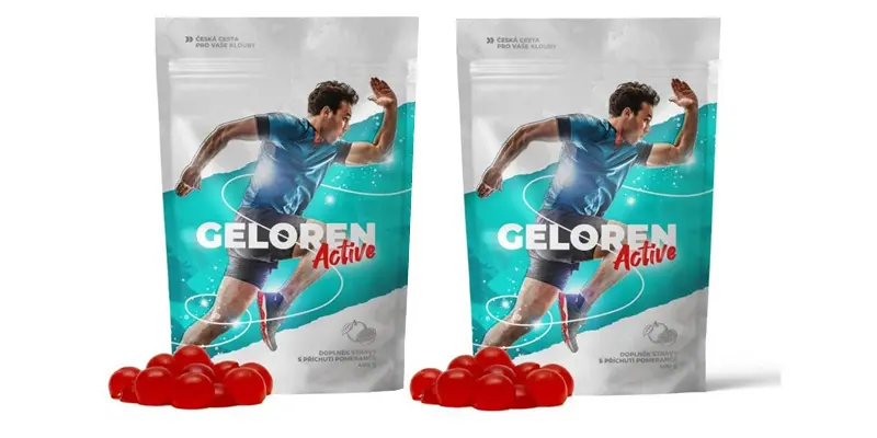 Geloren Active kloubní výživa pro lidi bal. 2x 400 g /2x 90 tablet