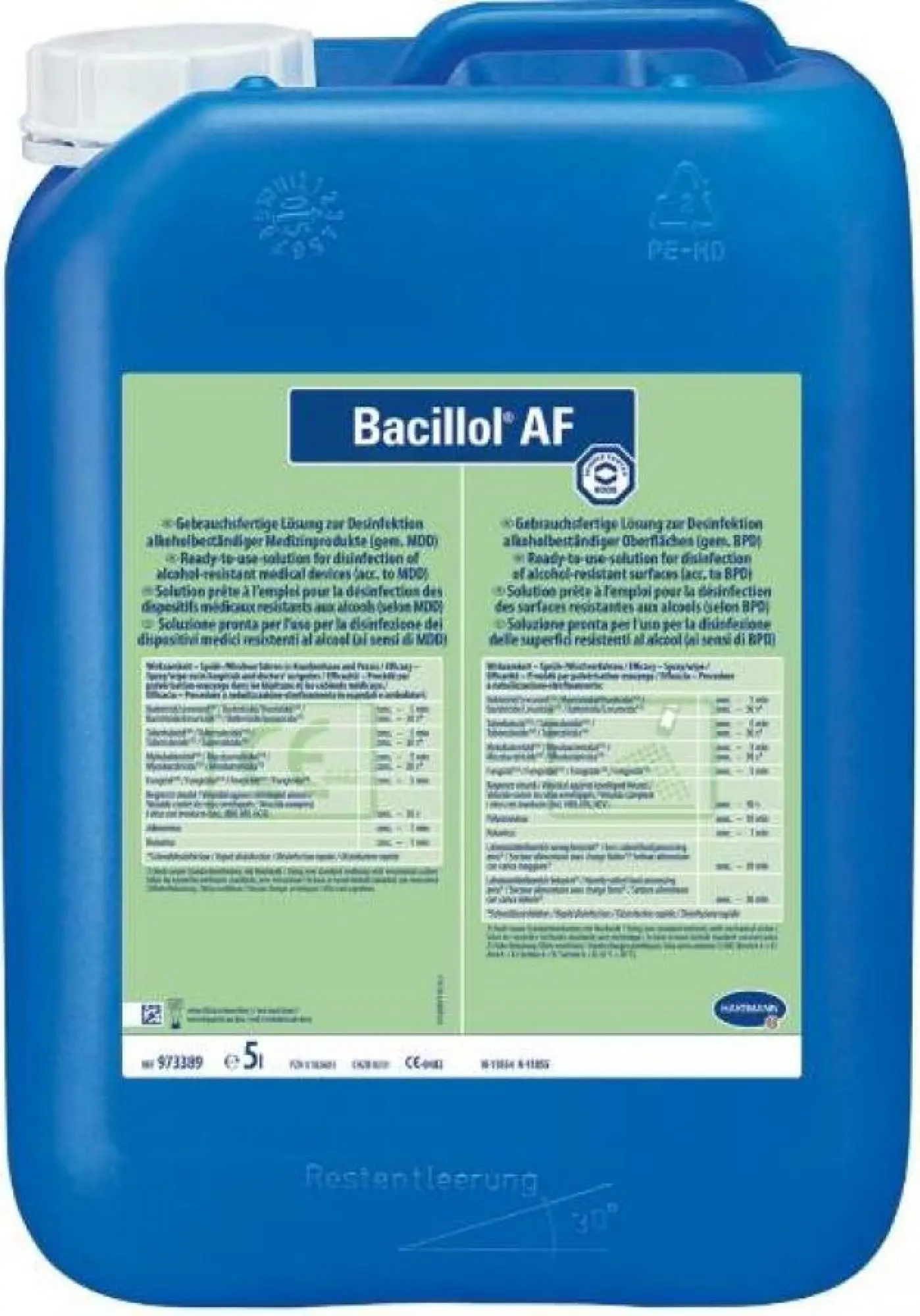 Bacillol AF alkoholový přípravek na rychlou dezinfekci ploch 500 ml