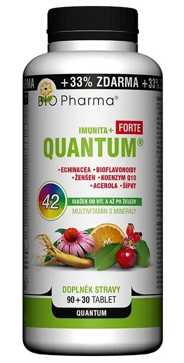 Bio-Pharma Quantum Imunita+ Forte 42 složek 120 tablet