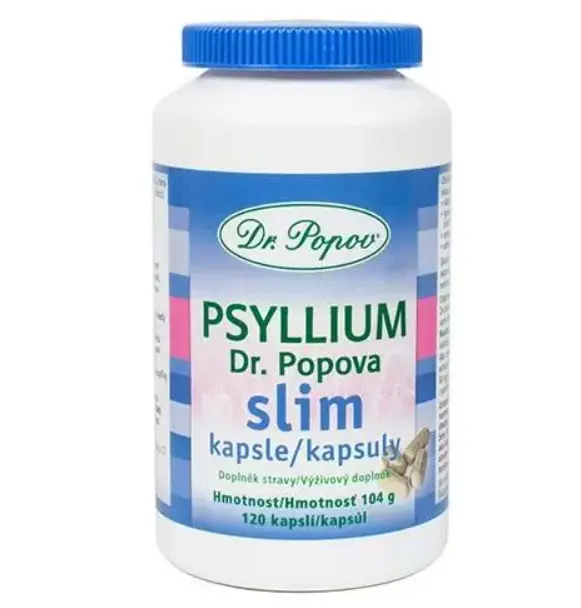 Dr. Popov Psyllium SLIM 120 kapslí