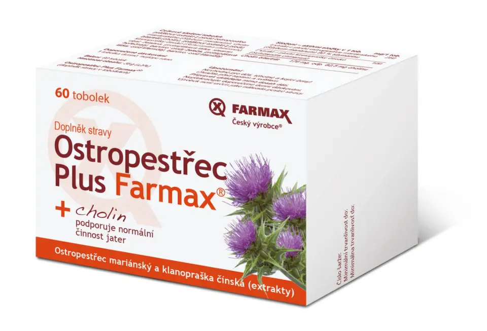 Ostropestřec Plus Farmax 60 tobolek