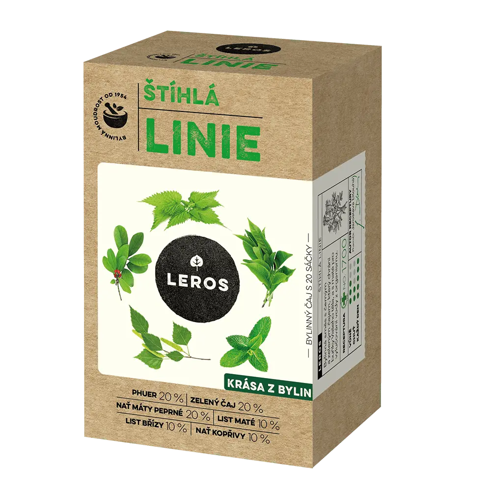Leros Natur Štíhlá linie Slim Linea Tea bylinný čaj 20 x 1,5 g