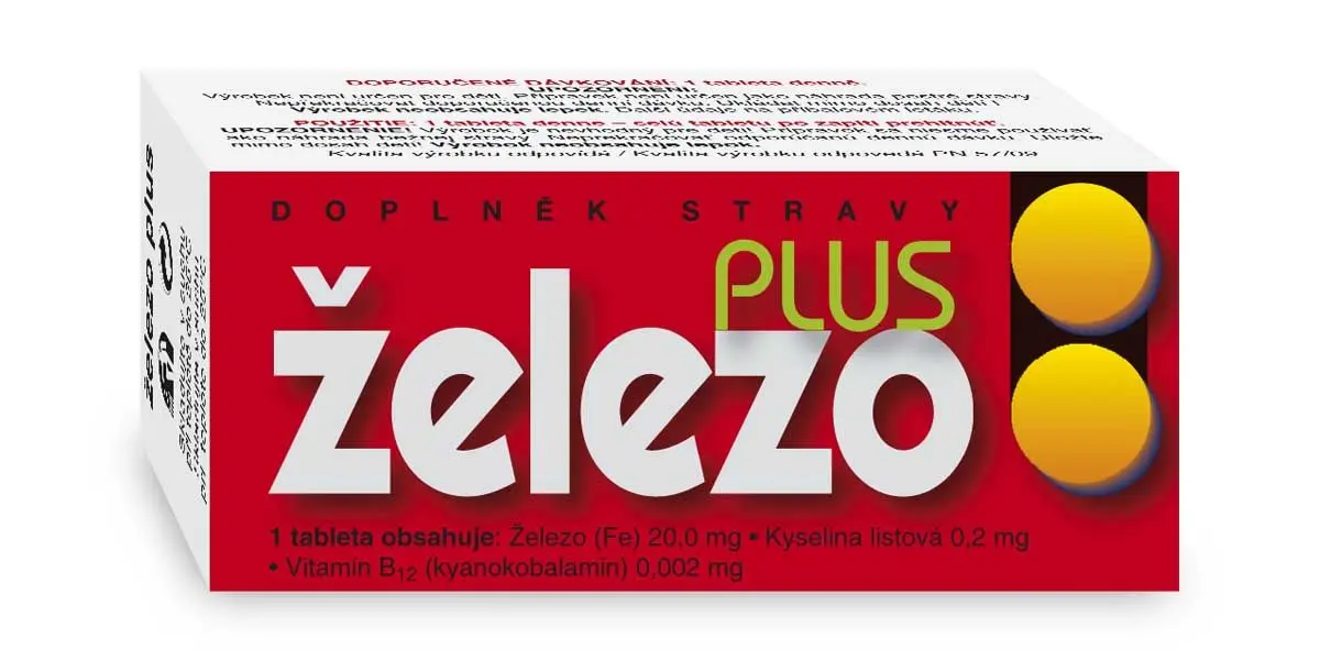 Naturvita Železo plus 60 tablet