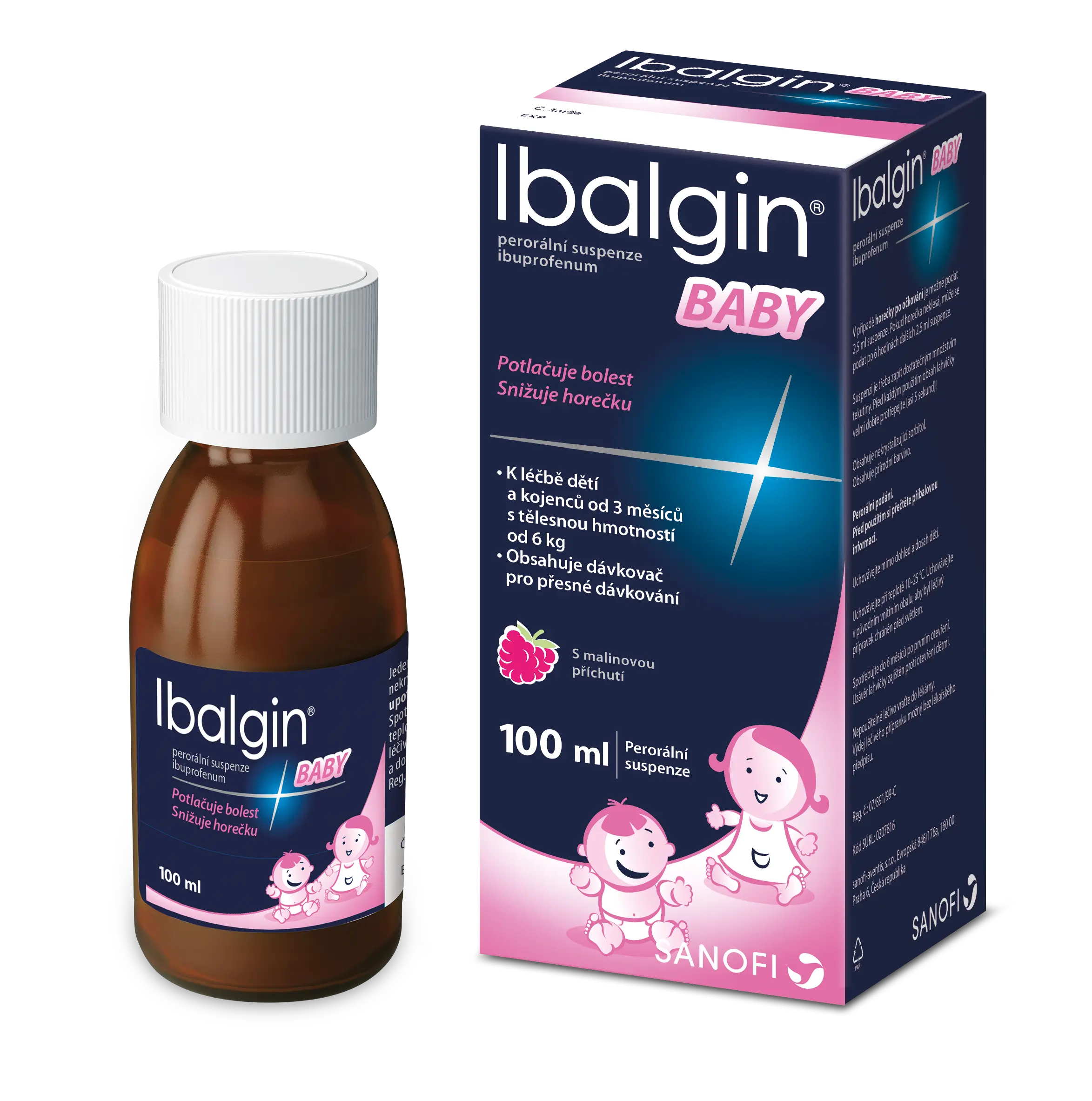 Ibalgin Baby por.sus. 1 x 100 ml/2gm