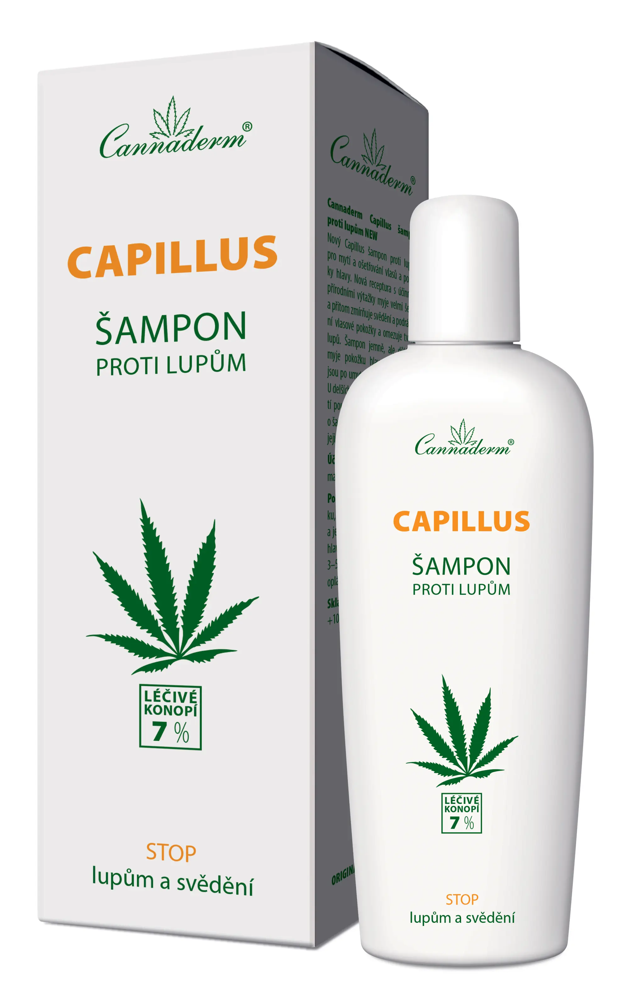 Cannaderm Capillus šampon proti lupům 150 ml