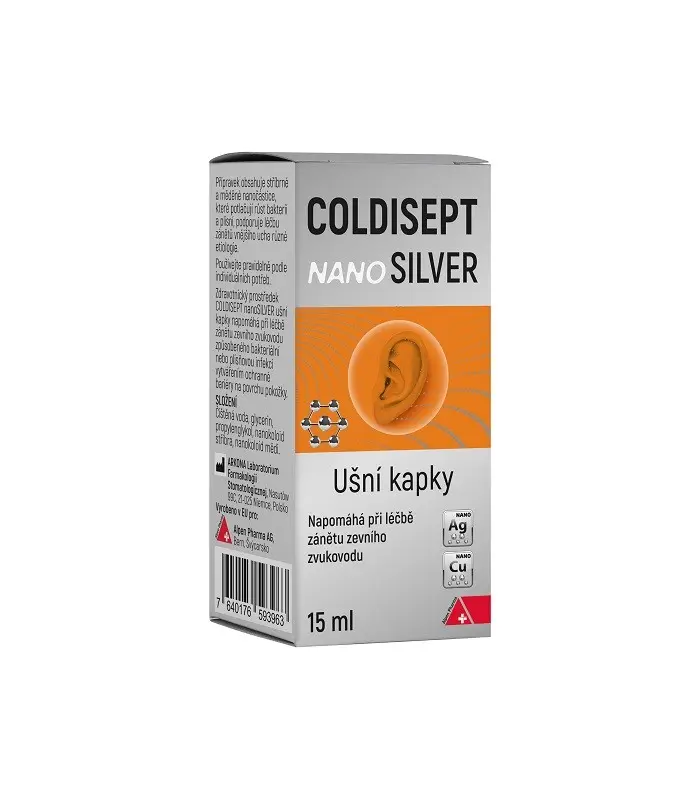 COLDISEPT Nanosilver ušní kapky 15 ml