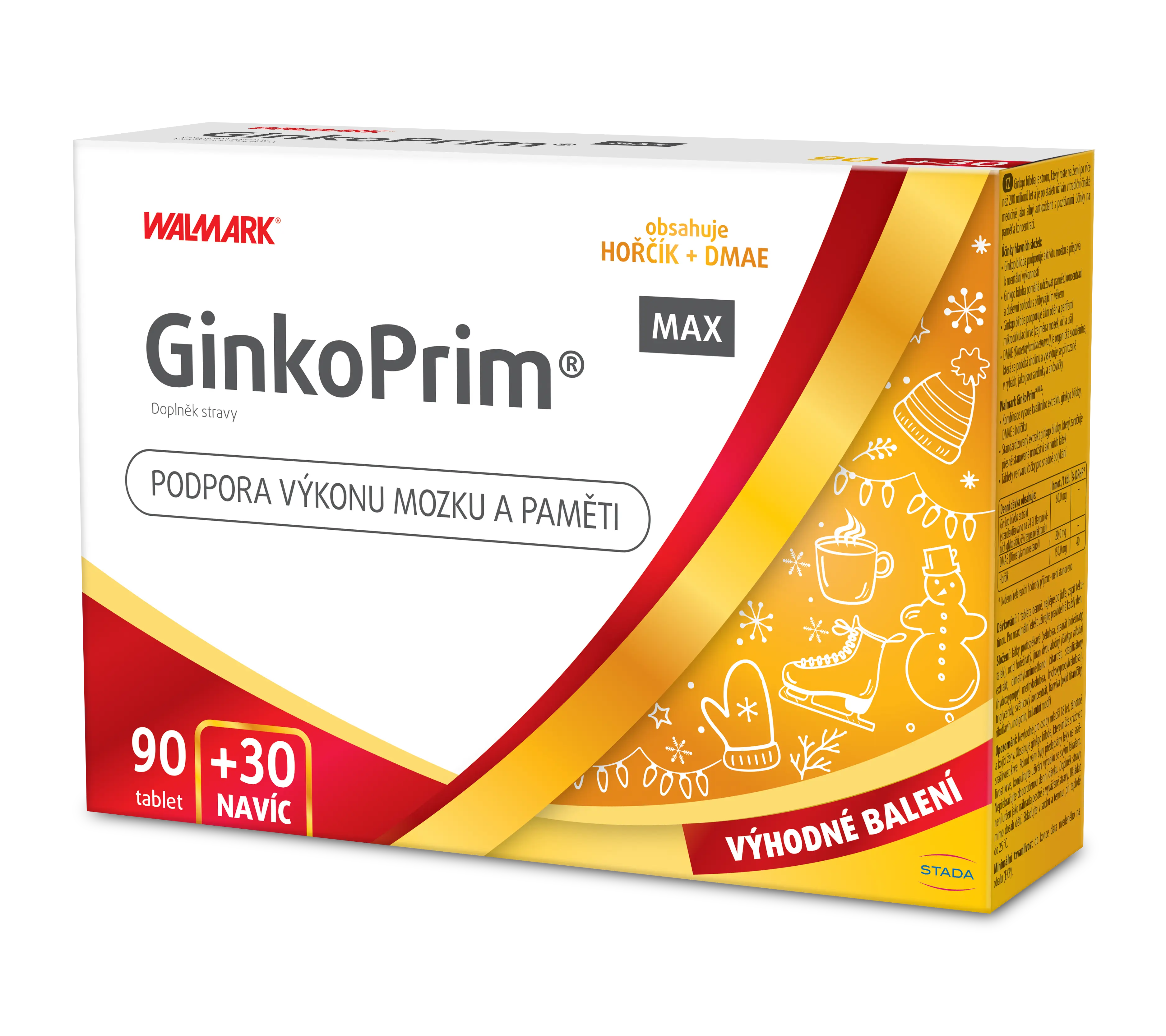 Walmark GinkoPrim Max 90+30 tablet