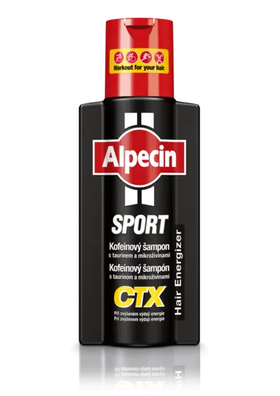 Alpecin Hair Energizer Sport Shampoo CTX kofeinový Shampoo proti padání vlasů 250 ml