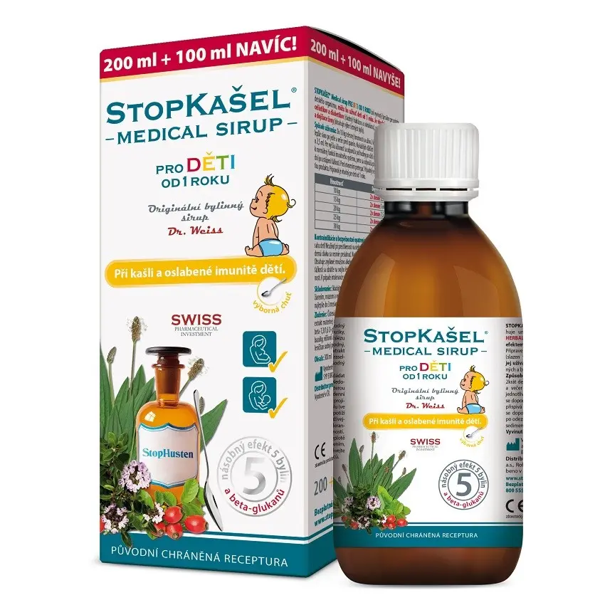 StopKašel Medical sirup OD 1 ROKU 200+100 ml