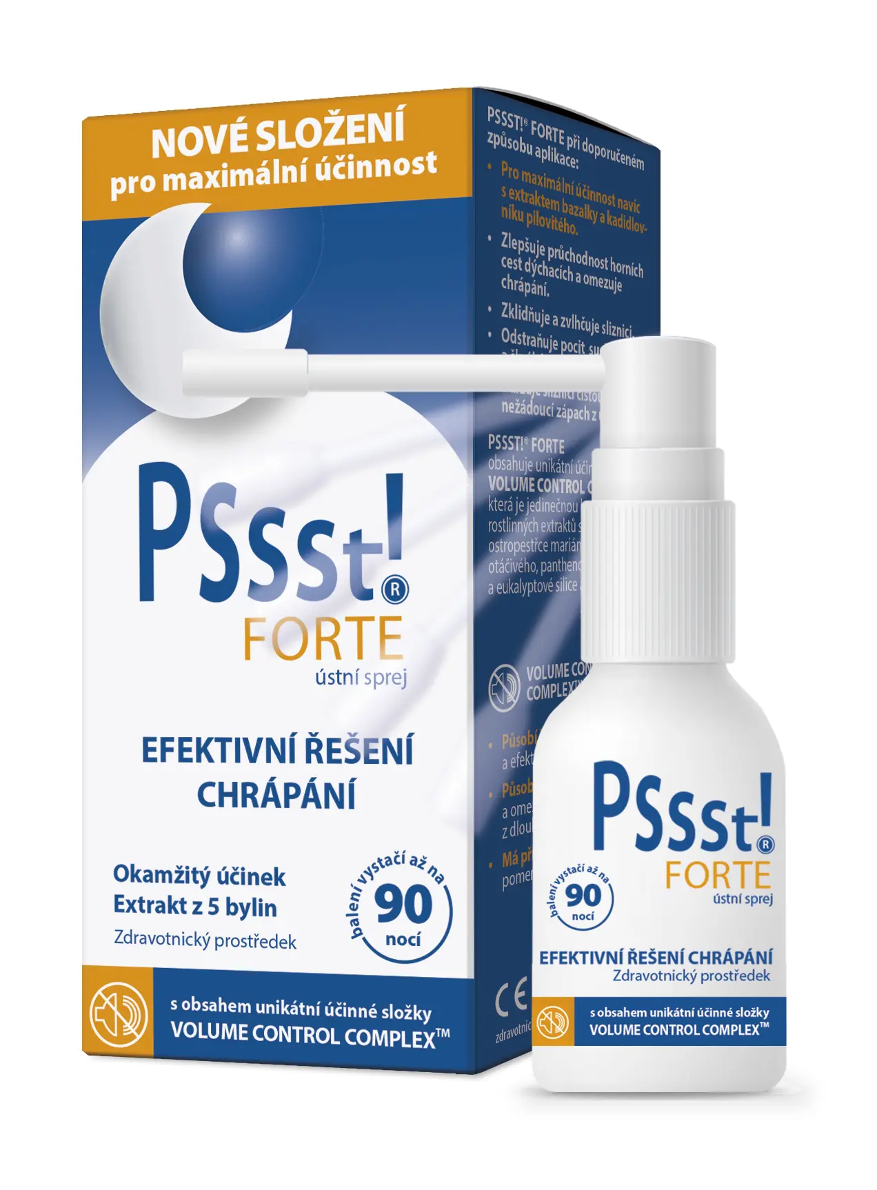 Pssst!! ústní sprej proti chrápání 25 ml