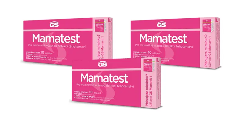 GS Mamatest těhotenský test 3 x 2 ks