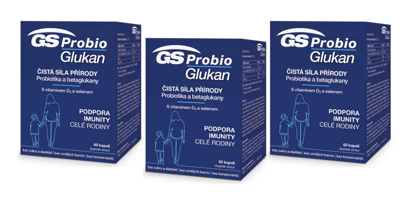 GS Probio Glukan 3 x 60 kapslí