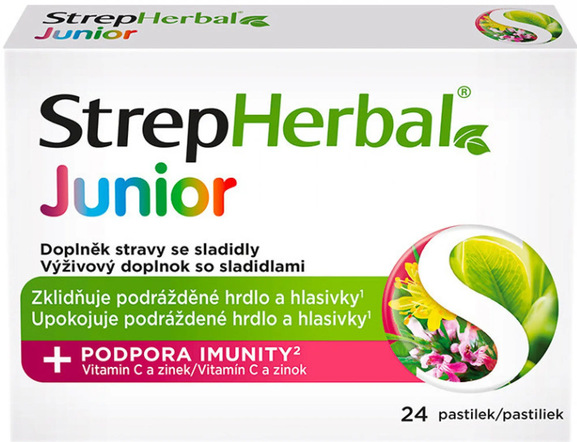 StrepHerbal Junior 24 pastilek