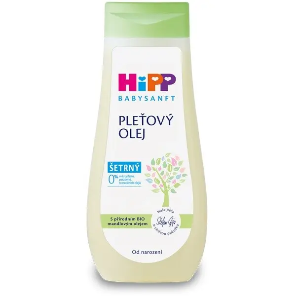 HiPP Babysanft Přírodní pleťový olej 200 ml