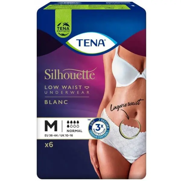 TENA Silhouette Normal Blanc795506 M 6 ks