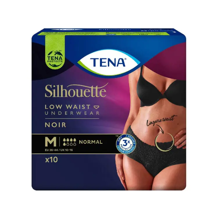 TENA Silhouette Normal Noir 795516 M 10