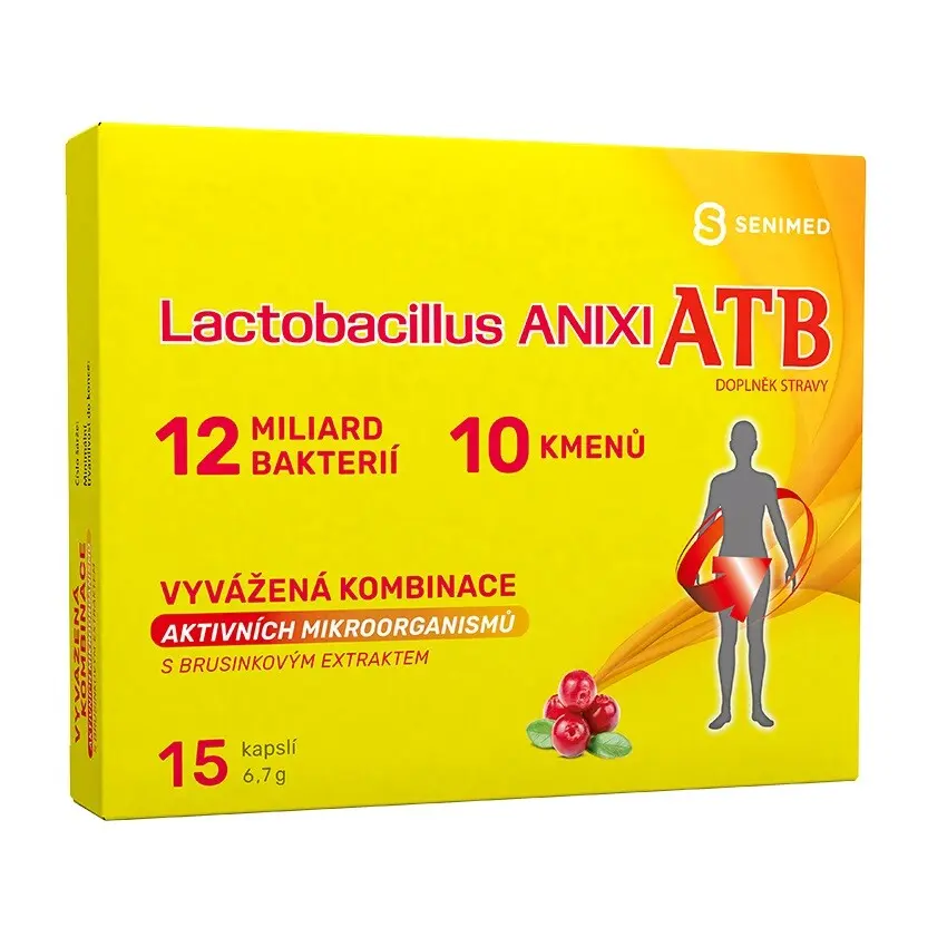 Lactobacillus ANIXI ATB15 kapslí