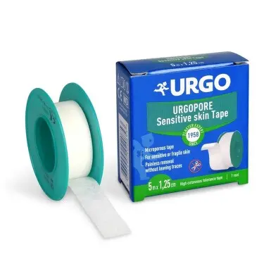 URGO PORE Náplast netkaný textil 1,25 cm x 5 m NOVÁ