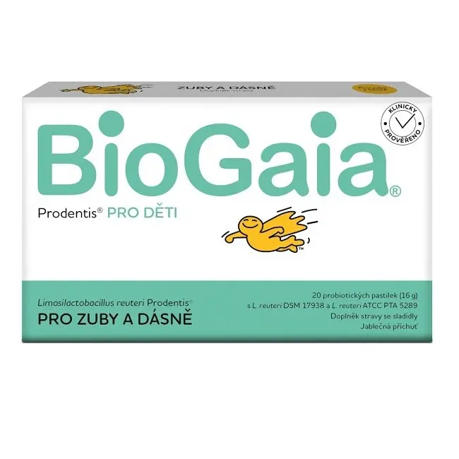 BioGaia® Prodentis pro děti 20 pastilek