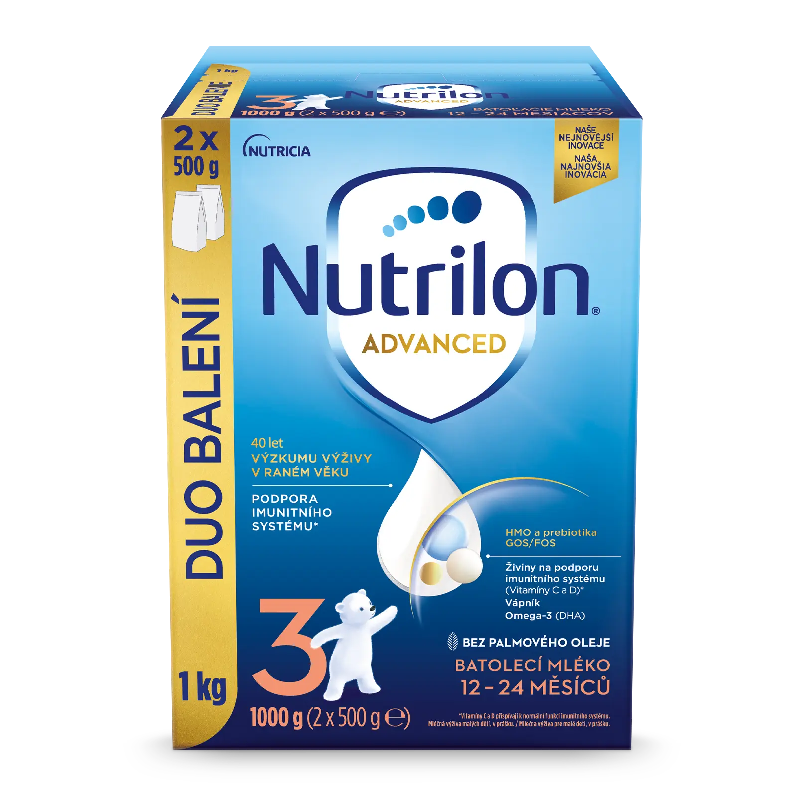 Nutrilon 3 Advanced DUO balení 1 kg