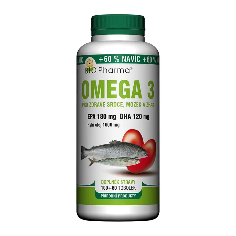 Omega 3 1000mg EPA180mg+DHA120mg 100+60 tablet