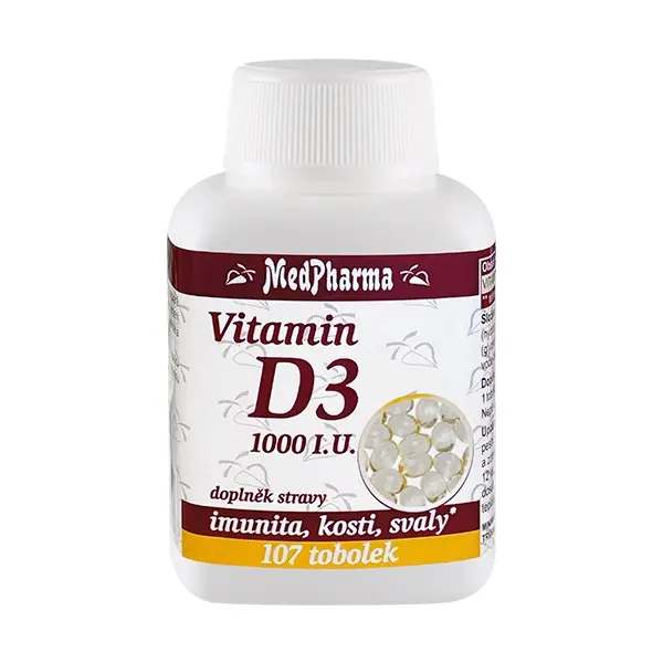 MedPharma Vitamin D3 1000 I.U. 107 tobolek