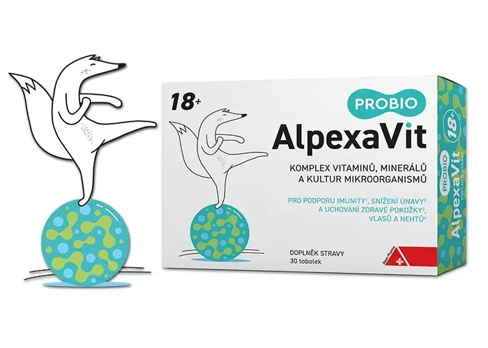 AlpexaVit PROBIO 18+ 30 kapslí