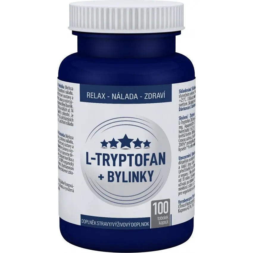 CLINICAL L-Tryptofan + bylinky 100 tobolek