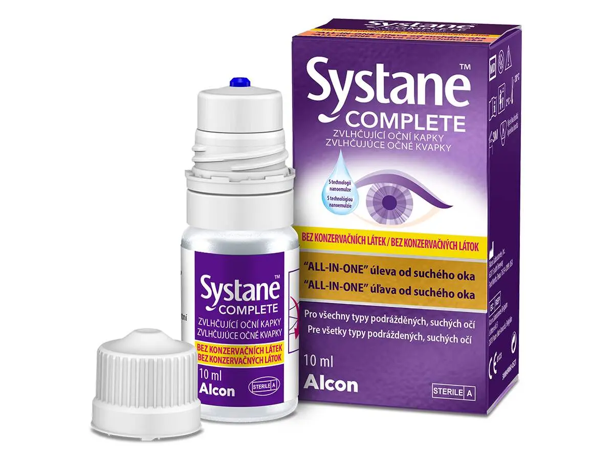 Alcon Systane Complete bez konzervačních látek 10 ml
