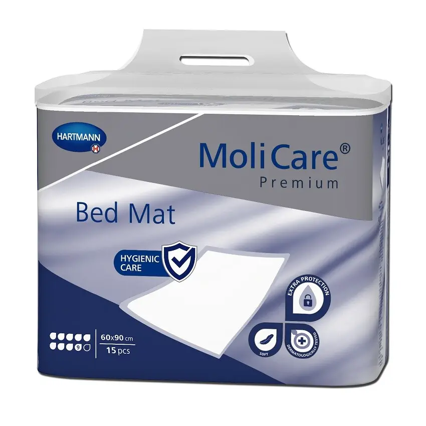 MoliCare Bed Mat Inkontinenční podložky 9 kapek 60 x 90 cm 15 ks