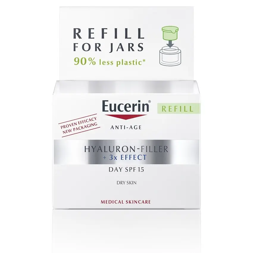 Eucerin Hyaluron-Filler + 3x Effect náhradní náplň denního krému 50 ml