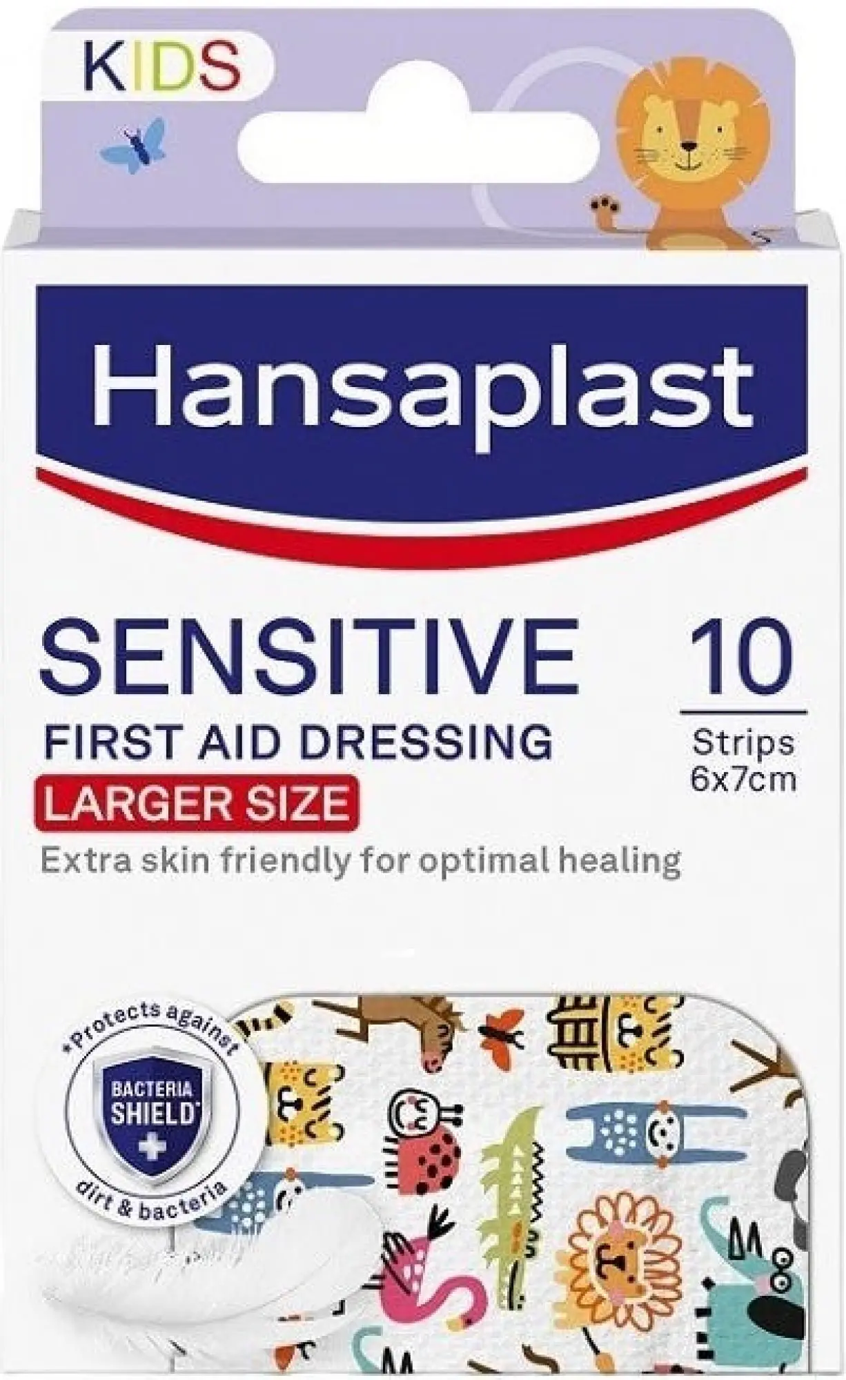 Hansaplast Sensitive Zvířátka large náplast 10 ks