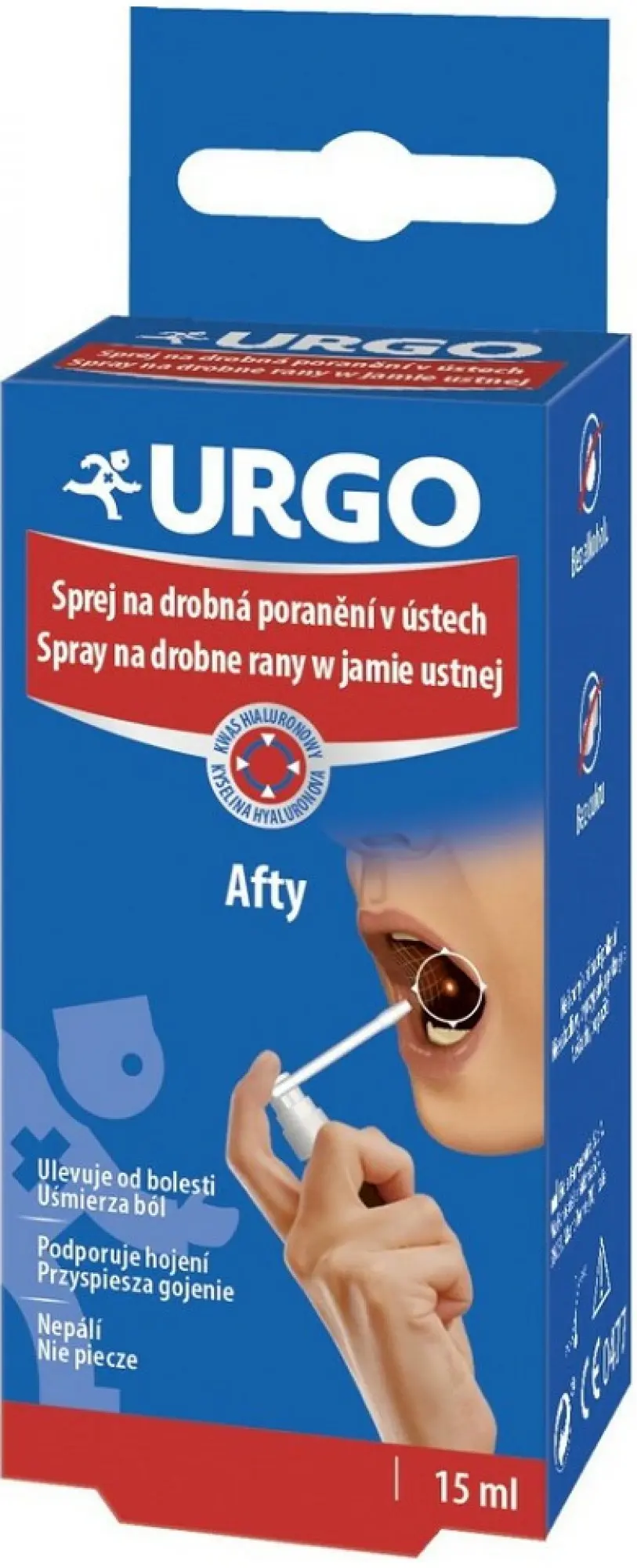 Urgo sprej na drobná poranění v ústech 15 ml