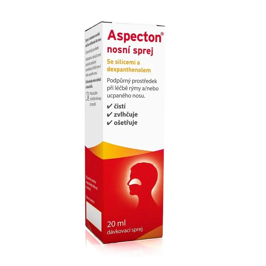 Aspecton nosní sprej s obsahem silic a dexpanthenolu 20 ml