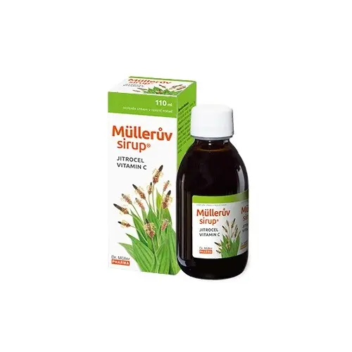 Müllerův sirup s jitrocelem a vitaminem C 110 ml