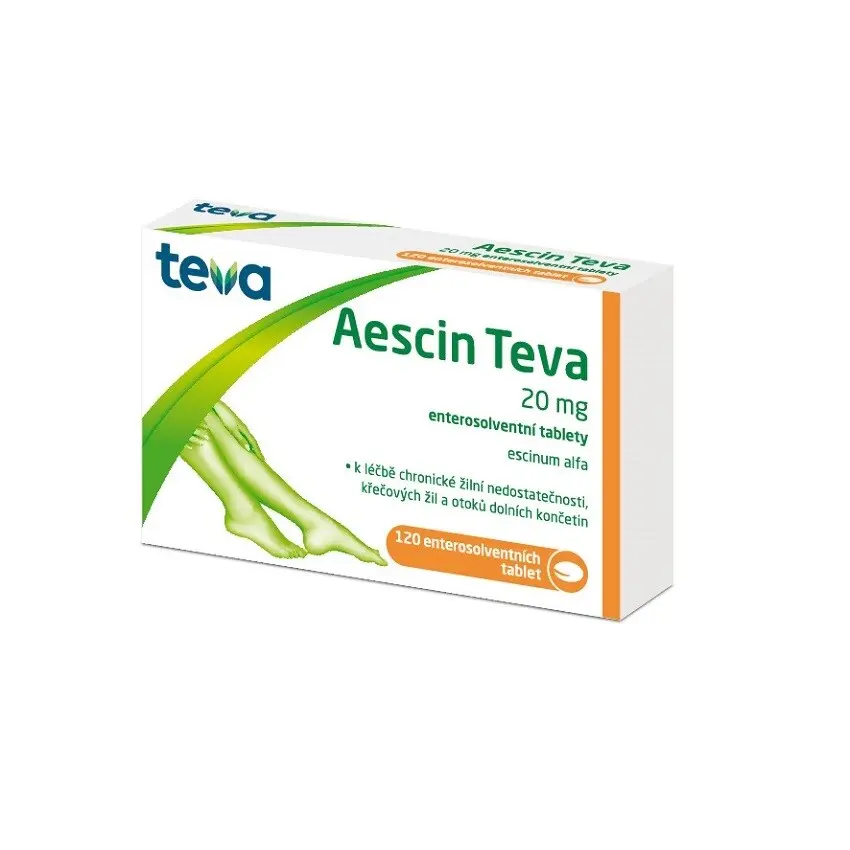 AESCIN TEVA 20MG TBL ENT 120