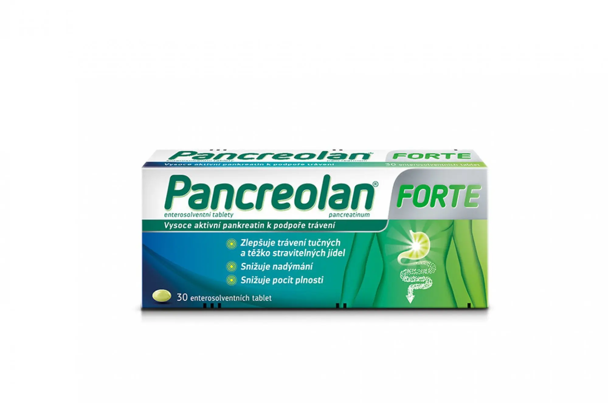 PANCREOLAN FORTE POR 6000U TBL ENT 30