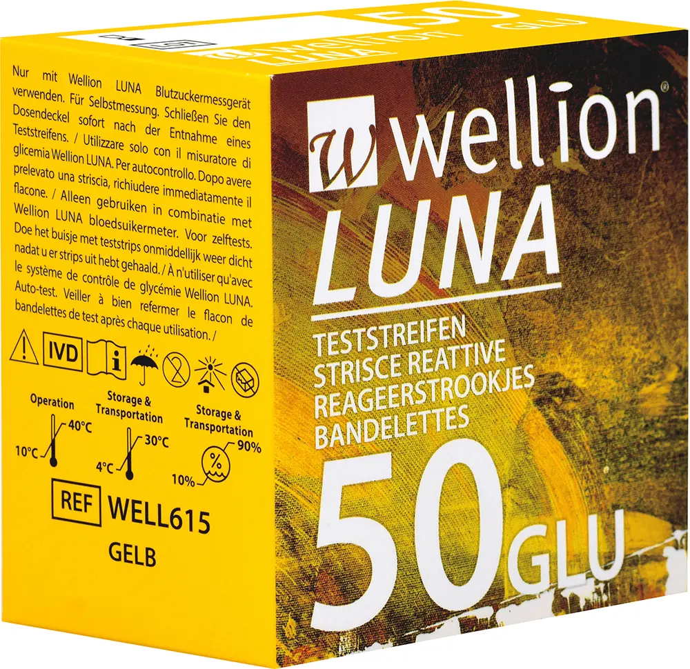 Wellion LUNA Testovací proužky bal 50 ks