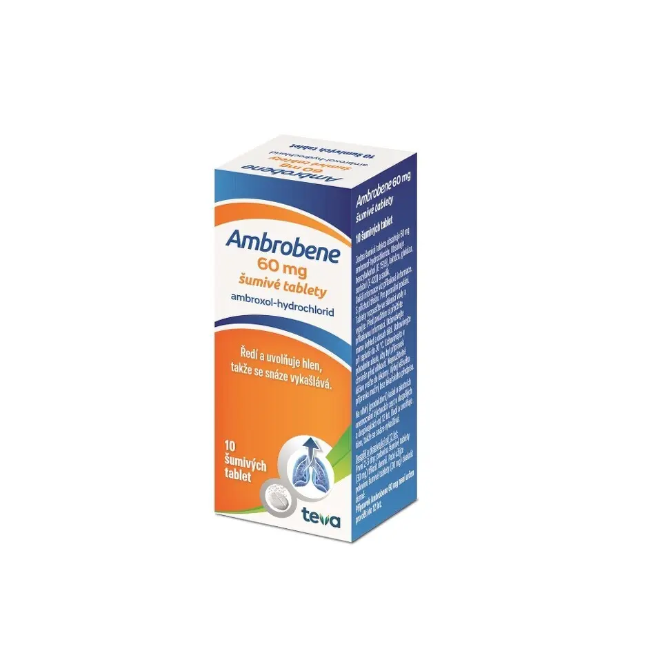 AMBROBENE 60MG TBL EFF 10