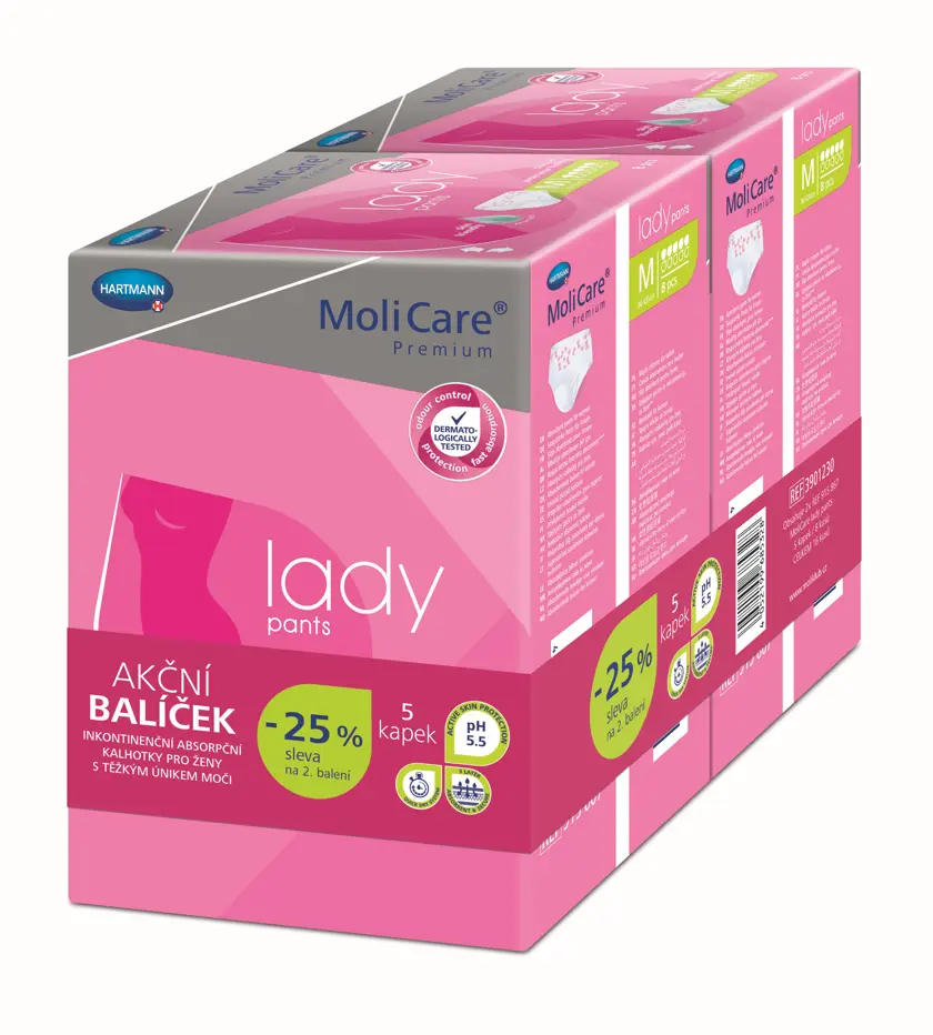 MoliCare Lady Pants 5 kapek M 2 x 8 ks