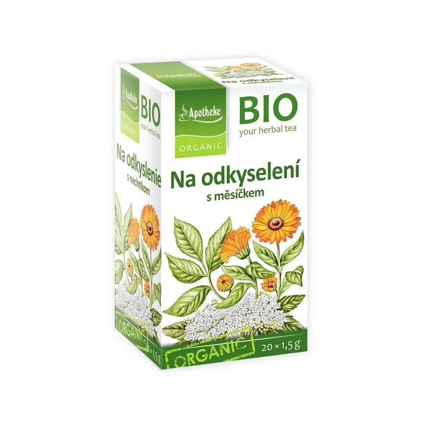 Apotheke BIO Na odkyselení s měsíčkem 20 x 1,5 g