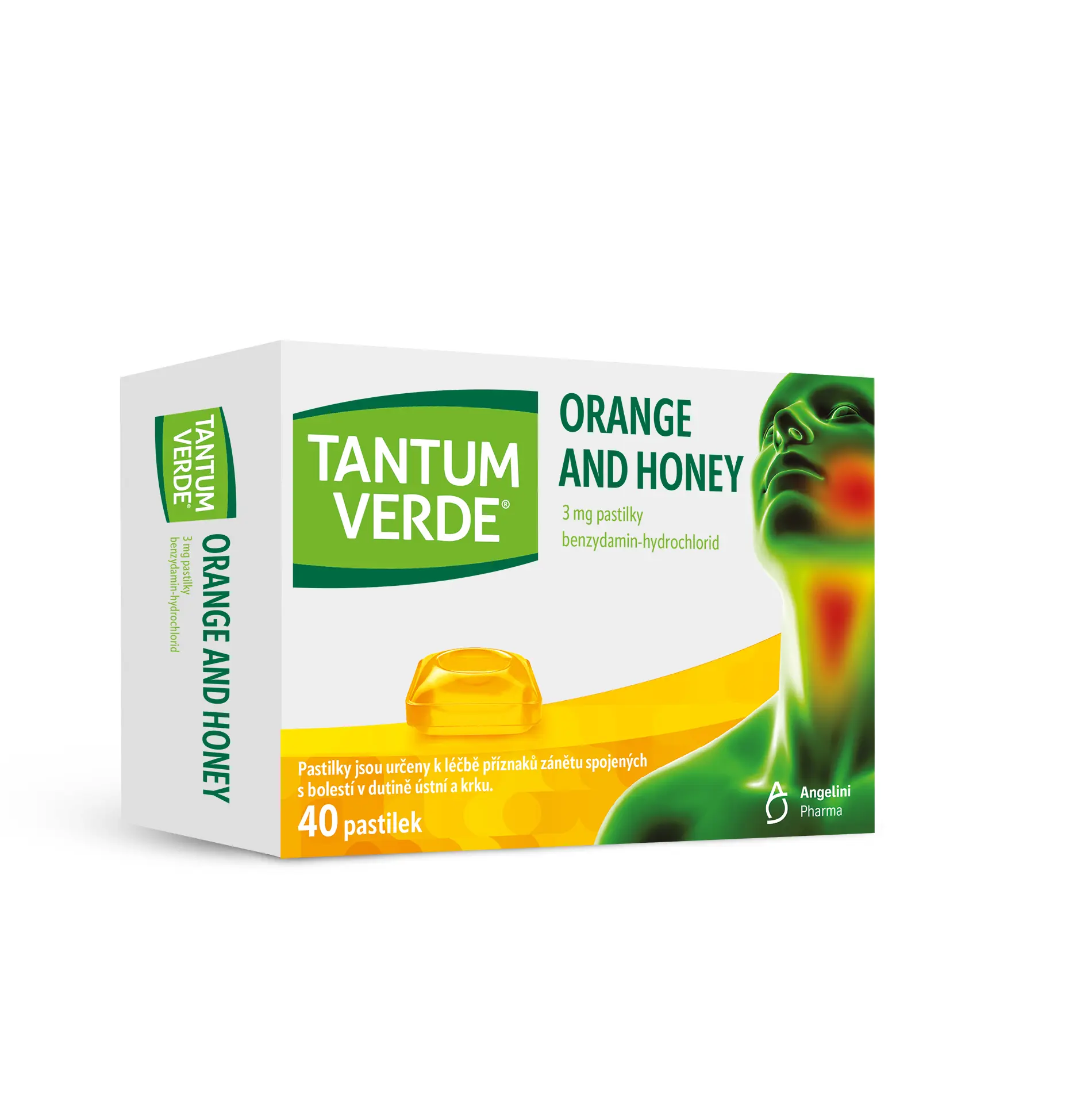 Tantum Verde Orange and Honey 3 mg.pas.40