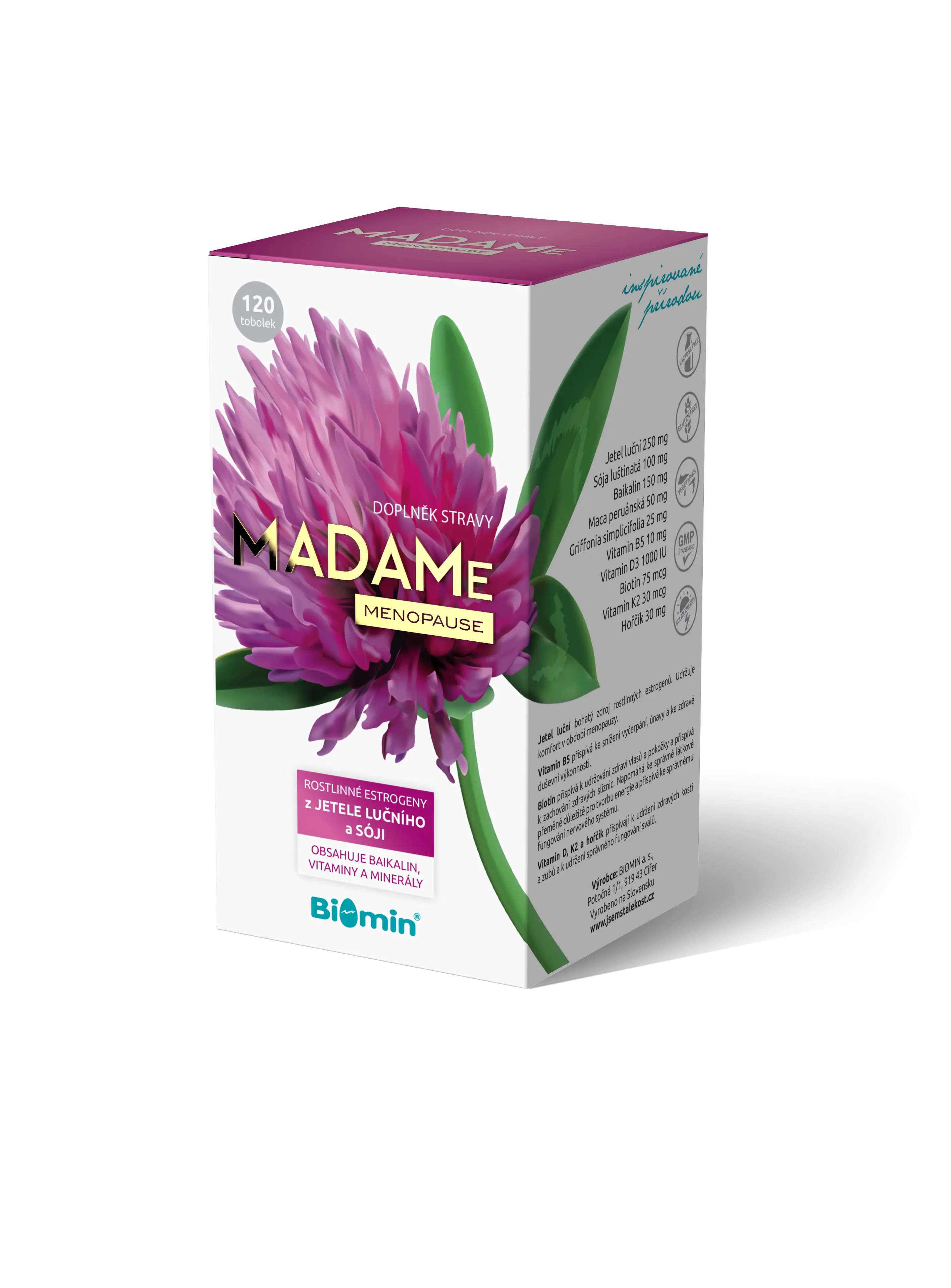 Biomin MADAMe Menopause 120 tobolek
