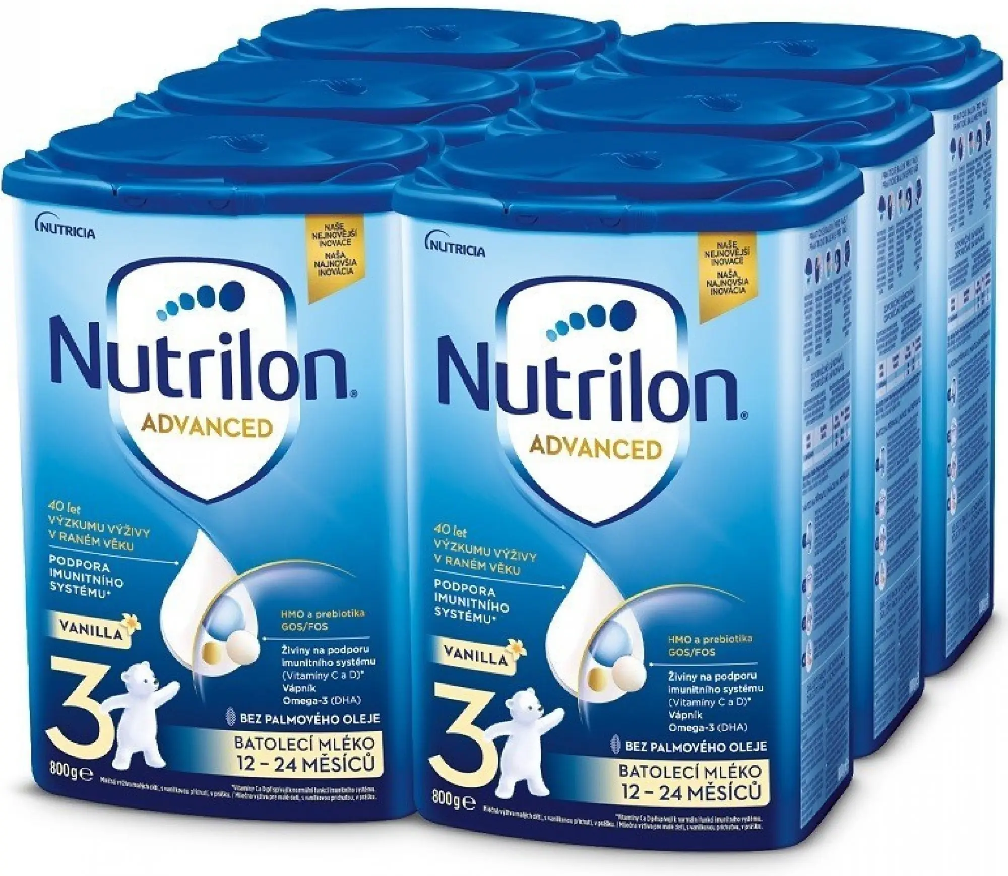 Nutrilon 3 Advanced Vanilla 6 x 800 g