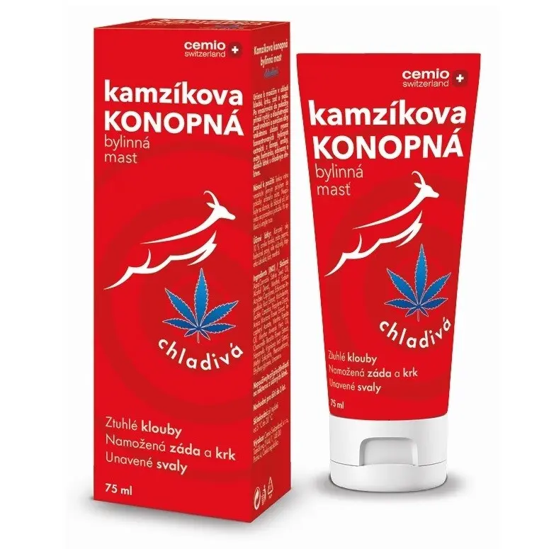 Cemio Kamzíkova konopná mast chladivá 75 ml