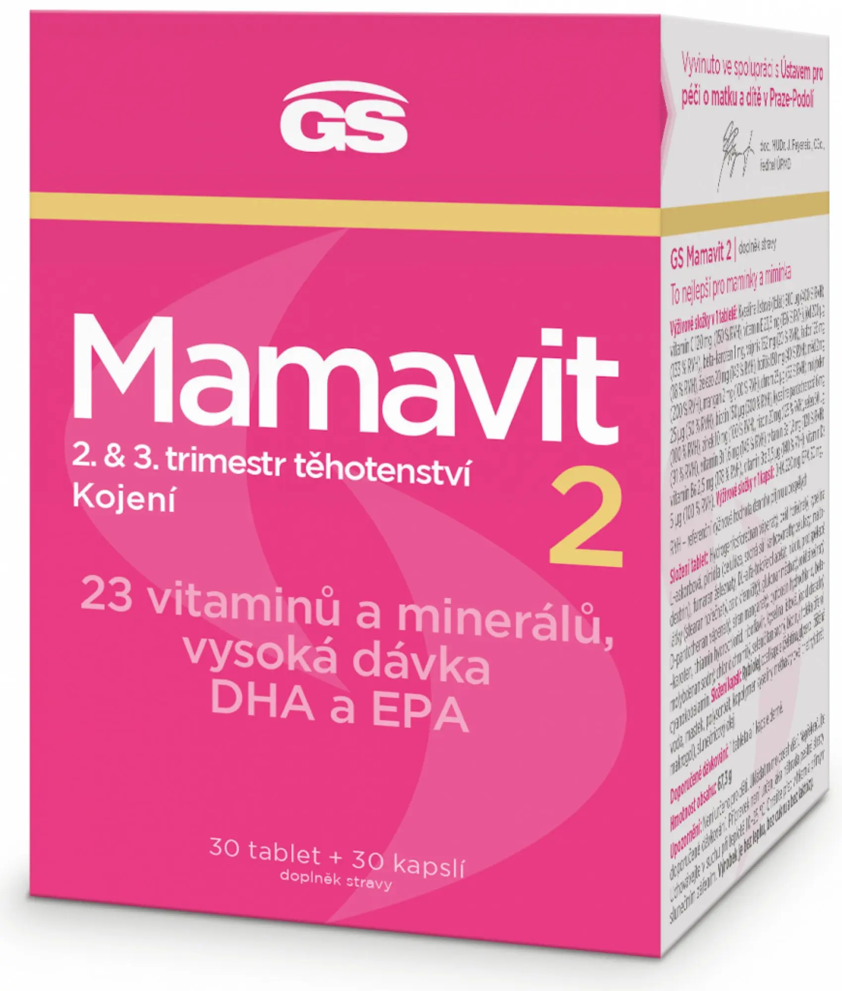 GS Mamavit 2 Těhotenství a kojení 30 tablet