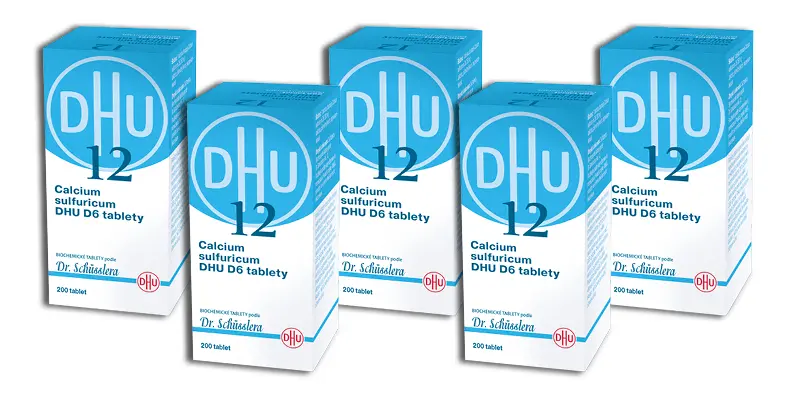 CALCIUM SULFURICUM DHU D6 5 x 200 tablet