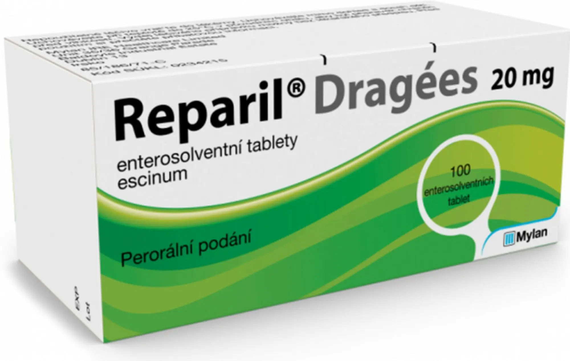 Reparil- Dragées 20 mg tbl.ent.100