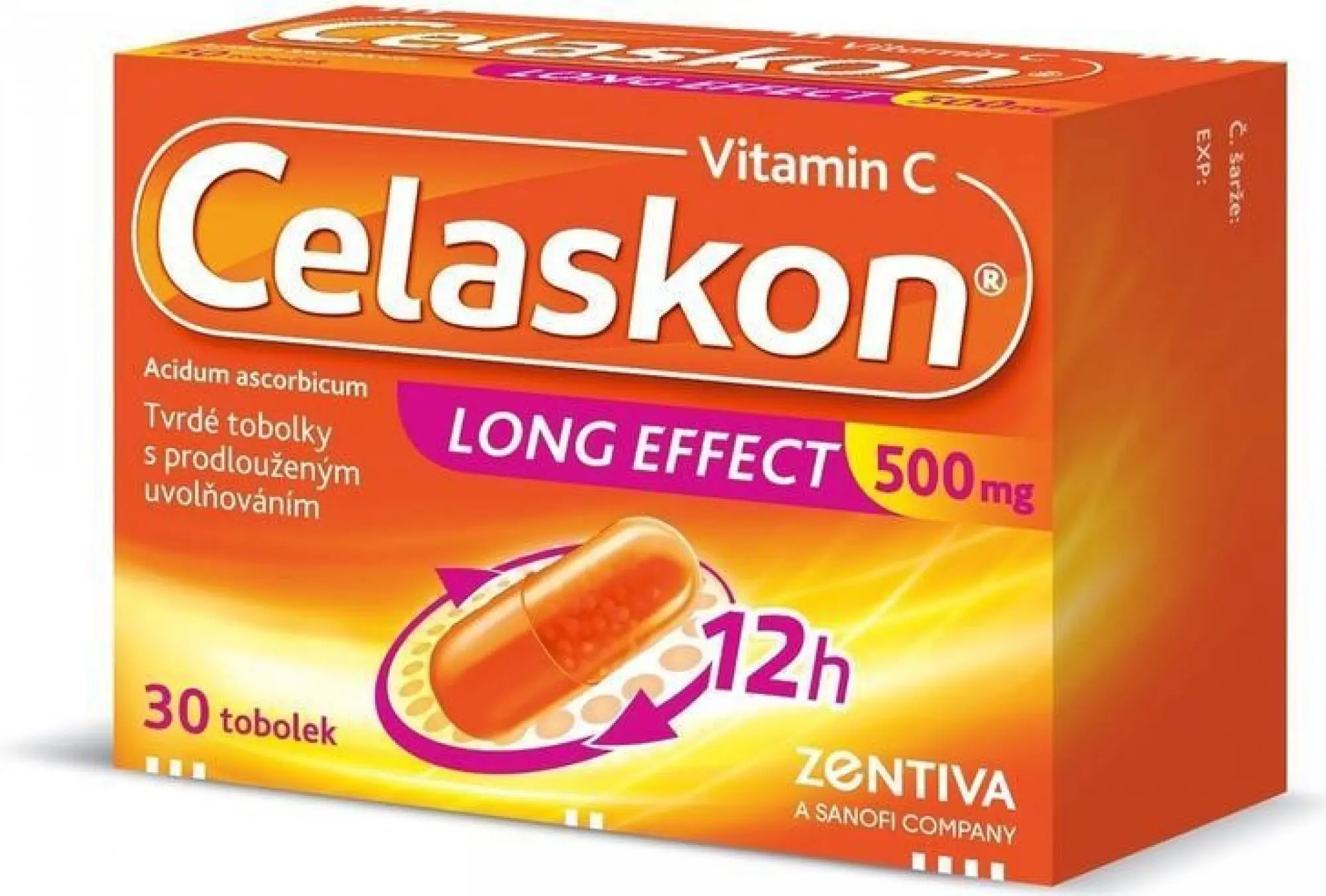 Celaskon Long Effect Vitamin C por.cps.pro. 30 x 500 mg